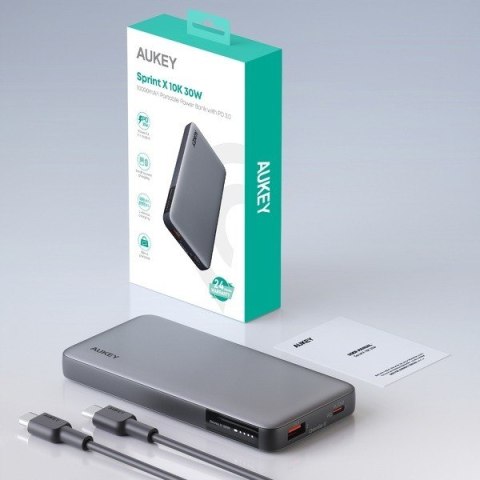 PB-Y41 Power Bank 10000mAh 30W 2xUSB PD 3.0 QC 3.0 LED PB-Y41 Power Bank 10000mAh 30W 2xUSB PD 3.0 QC 3.0 LED