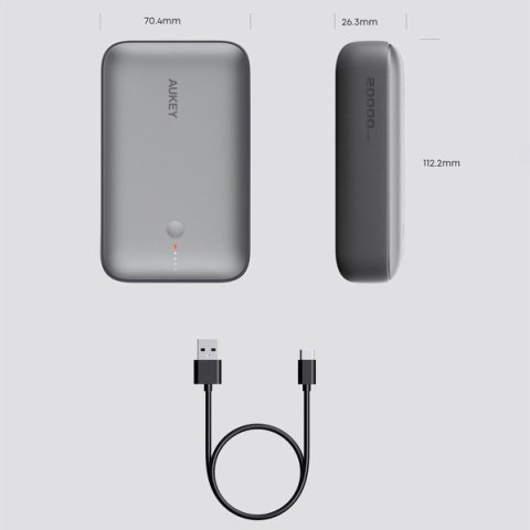 PB-Y57 Mini Power Bank 20000mAh 22.5W 2xUSB PD 3.0 QC 3.0 LED PB-Y57 Mini Power Bank 20000mAh 22.5W 2xUSB PD 3.0 QC 3.0 LED