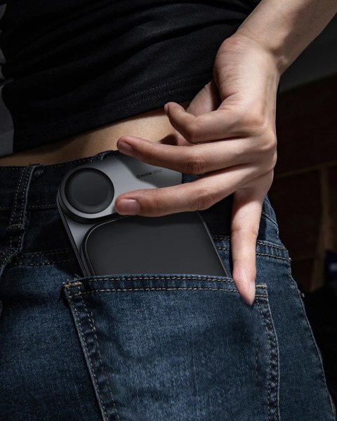 LC-MC312 Slim 3w1 ładowarka bezprzewodowa MagSafe Qi2 15W + ładowarka PD 30W + Etui
