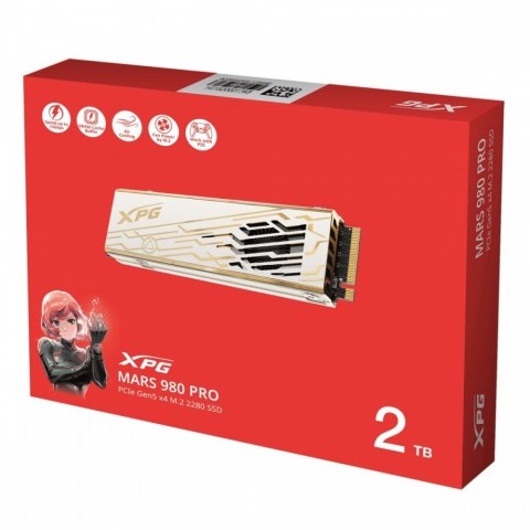 Dysk SSD XPG MARS 980 PRO 2TB PCIe 5x4 14/13 GB/s M2