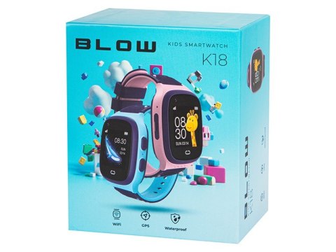 Smartwatch KIDS K18 SIM 4G GPS różowy