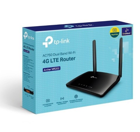 Router AC750 Wireless Dual Band 4G LTE Build-In 150Mbps 4G LTE Modem
