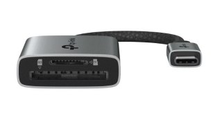 Adapter USB Type-C to SD & microSD 3.0 SPEC: 1 × USB-C Connector,1 × SD + 1 × microSD(TF) up to 200MBps Port 