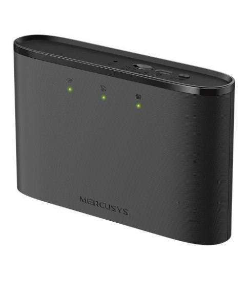 Hotspot przenośny Mercusys 4G LTE 150Mbps 4G LTE Mobile Wi-Fi Build-In 150Mbps 4G LTE Mode SPEED: 150 Mbps at 2.4 GHz, 4G Cat4 1