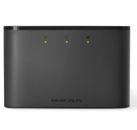 Hotspot przenośny Mercusys 4G LTE 150Mbps 4G LTE Mobile Wi-Fi Build-In 150Mbps 4G LTE Mode SPEED: 150 Mbps at 2.4 GHz, 4G Cat4 1
