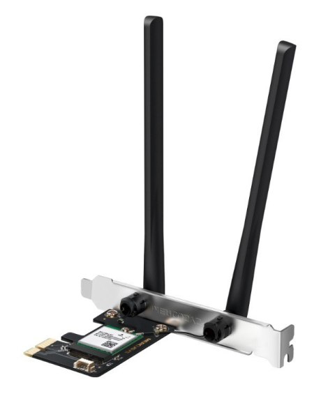 Karta sieciowa Mercusys AX1800 Dual-Band Wi-Fi 6 Bluetooth PCI Express Adapter SPEED: 1201 Mbps at 5 GHz + 574 Mbps at 2.4 GH Karta sieciowa Mercusys AX1800 Dual-Band Wi-Fi 6 Bluetooth PCI Express Adapter SPEED: 1201 Mbps at 5 GHz + 574 Mbps at 2.4 GH