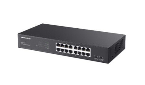 Przełącznik Mercusys 16-Port Gigabit Desktop/Rackmount Switch PORT: 16× Gigabit RJ45 Ports