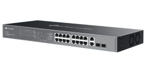 Przełącznik Omada 20-Port GB Easy Managed Switch with 16-Port PoE+ PORT: 16× Gigabit PoE+ Ports, 2x Gigabit Non-PoE Ports, 2× Przełącznik Omada 20-Port GB Easy Managed Switch with 16-Port PoE+ PORT: 16× Gigabit PoE+ Ports, 2x Gigabit Non-PoE Ports, 2×