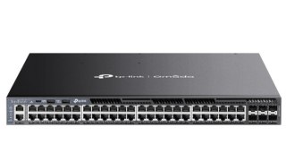 Przełącznik Omada 48-Port Gb Stackable Lite L3 Managed with 4 PORT: 24× Gigabit RJ45 Ports, 4× 10G SFP+ Slots, RJ45/USB Type C C