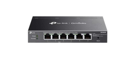 Przełącznik Omada 6-PortGB Easy Managed Switch with 4-Port PoE+ PORT: 4× Gigabit PoE+ Ports, 2x Gigabit Non-PoE Ports Przełącznik Omada 6-PortGB Easy Managed Switch with 4-Port PoE+ PORT: 4× Gigabit PoE+ Ports, 2x Gigabit Non-PoE Ports