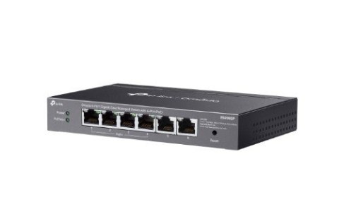 Przełącznik Omada 6-PortGB Easy Managed Switch with 4-Port PoE+ PORT: 4× Gigabit PoE+ Ports, 2x Gigabit Non-PoE Ports Przełącznik Omada 6-PortGB Easy Managed Switch with 4-Port PoE+ PORT: 4× Gigabit PoE+ Ports, 2x Gigabit Non-PoE Ports