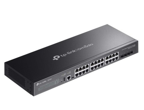 Przełącznik zarządzalny Omada 24-PortGb Stackable Lite L3 with 4 PORT: 24× Gigabit RJ45 Ports, 4× 10G SFP+ Slots, RJ45/USB Type Przełącznik zarządzalny Omada 24-PortGb Stackable Lite L3 with 4 PORT: 24× Gigabit RJ45 Ports, 4× 10G SFP+ Slots, RJ45/USB Type