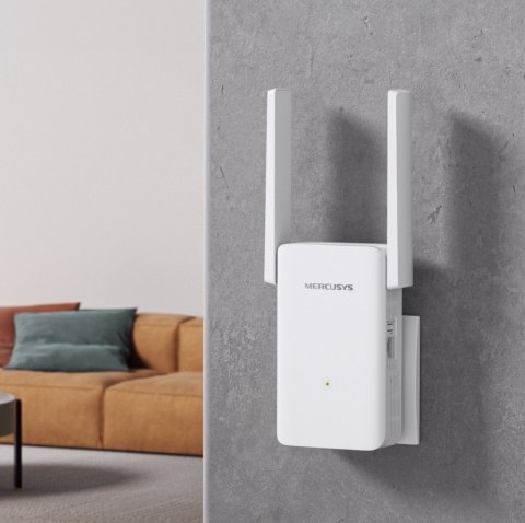 Wzmacniacz sieci bezprzewodowej uniwersalny Mercusys AX3000 Wi-Fi 574 Mbps at 2.4 GHz + 2402 Mbps at 5 GHz Wzmacniacz sieci bezprzewodowej uniwersalny Mercusys AX3000 Wi-Fi 574 Mbps at 2.4 GHz + 2402 Mbps at 5 GHz