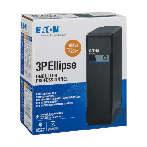 Zasilacz awaryjny 3P Ellipse 700 DIN 3P700D Zasilacz awaryjny 3P Ellipse 700 DIN 3P700D
