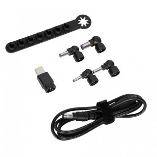 Zestaw akcesoriów Legacy Power 90 W (kabel DC do końcówki + 5 końcówek + drążek do przechowywania) - 1,8 m