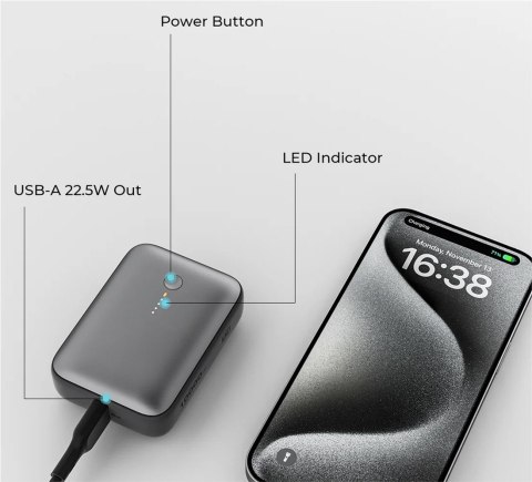 PB-Y55 MINI PowerBank 10000mAh 22.5W 2xUSB PD QC PB-Y55 MINI PowerBank 10000mAh 22.5W 2xUSB PD QC