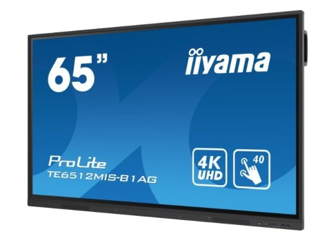 Monitor 65 cali TE6512MIS-B4AG 40pkt,IPS,4K,24/7,7H, ANDROID 14, RK3576, 8/128GB, EDLA, Essential