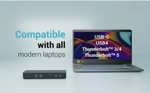 Stacja dokująca USB-C Intelligent Triple Display Docking Station Power Delivery 100W Stacja dokująca USB-C Intelligent Triple Display Docking Station Power Delivery 100W