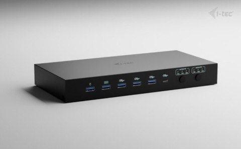 Stacja dokująca USB-C KVM Dock PRO Three Hosts Dual Video 2x Power Delivery max 92W Stacja dokująca USB-C KVM Dock PRO Three Hosts Dual Video 2x Power Delivery max 92W