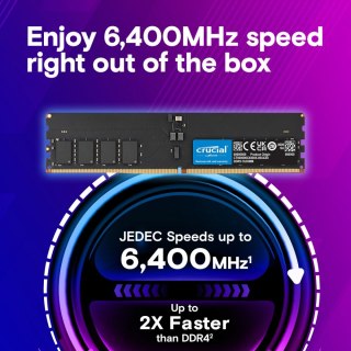 Pamięć DDR5 32GB/6400 CL52 CUDIMM