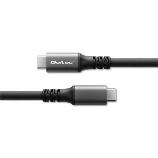 Kabel USB4 Ultra-Fast | USB-C PD 240W | Thunderbolt 3/4 | 4K | 40Gb/s | 1m | Czarny