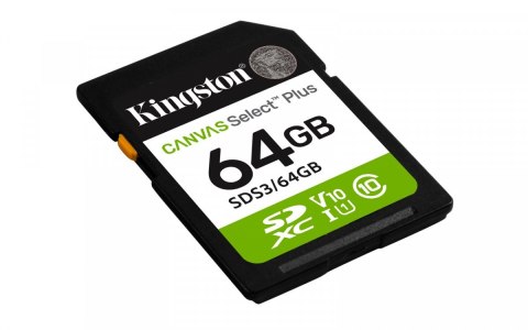 Karta pamięci SD 64GB Canvas Select Plus Gen3 100MB/s Karta pamięci SD 64GB Canvas Select Plus Gen3 100MB/s
