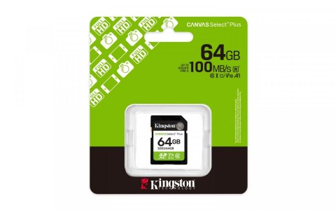 Karta pamięci SD 64GB Canvas Select Plus Gen3 100MB/s Karta pamięci SD 64GB Canvas Select Plus Gen3 100MB/s