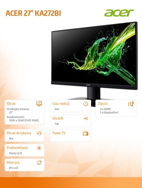 Monitor 27 cali KA272BI Monitor 27 cali KA272BI