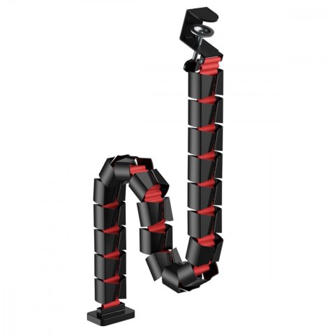 Organizer kabli, 1345mm czarno czerwony RS125 Organizer kabli, 1345mm czarno czerwony RS125