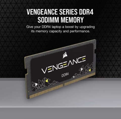 Pamięć DDR4 Vengeance 16GB/3000 (2x8GB) CL22 SODIMM Pamięć DDR4 Vengeance 16GB/3000 (2x8GB) CL22 SODIMM