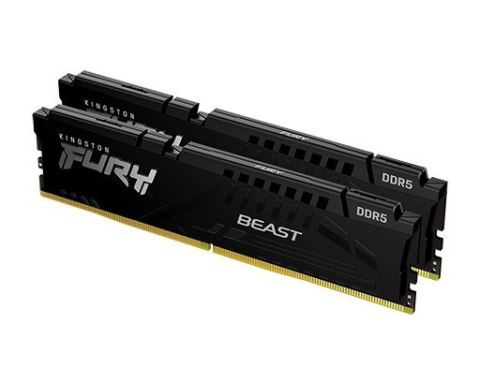 Pamięć DDR5 Fury Beast 128GB(2*64GB)/5600 CL40 czarna Pamięć DDR5 Fury Beast 128GB(2*64GB)/5600 CL40 czarna