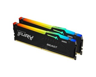 Pamięć DDR5 Fury Beast RGB 128GB(2*64GB)/5600 CL40 czarna