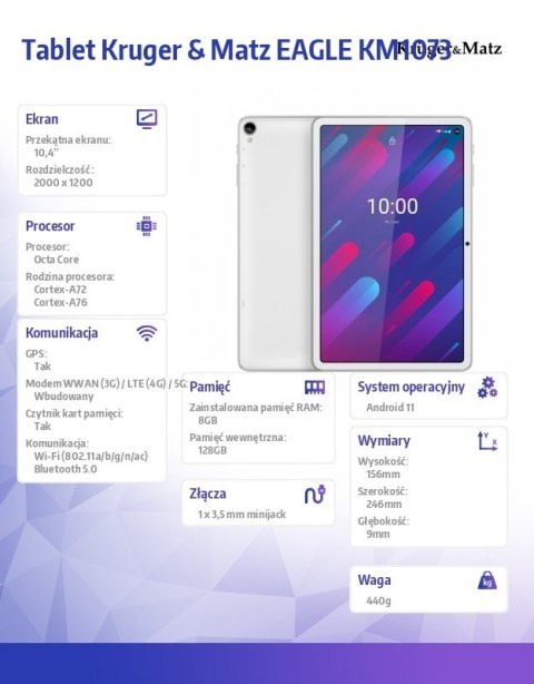 Tablet Kruger & Matz EAGLE KM1073 Tablet Kruger & Matz EAGLE KM1073