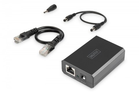 Gigabit Ethernet Splitter PoE++ 802.3af/at/bt RJ45/DC 12V/4,2A lub 24V/2.1A 50W dla urządzeń bez PoE Gigabit Ethernet Splitter PoE++ 802.3af/at/bt RJ45/DC 12V/4,2A lub 24V/2.1A 50W dla urządzeń bez PoE
