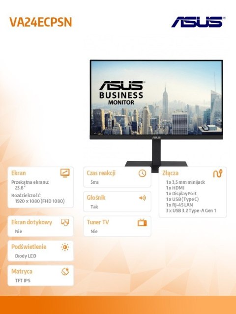 Monitor 24 cale VA24ECPSN 5Y Monitor 24 cale VA24ECPSN 5Y