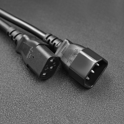 Kabel zasilający do UPS | C13/C14 | 3m Kabel zasilający do UPS | C13/C14 | 3m