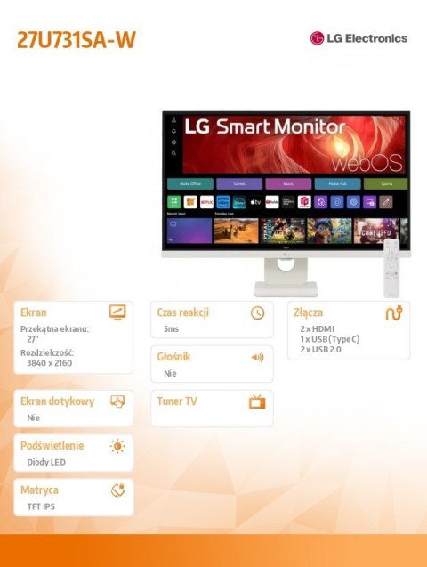 Monitor 27U731SA-W