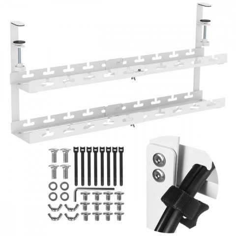 Organizer podbiurkowy na kable MC-102 W Organizer podbiurkowy na kable MC-102 W