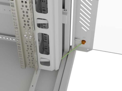 Szafa instalacyjna rack stojąca 47U 800x1000 szara drzwi przeszkolne LCD ( flat pack) V2 Szafa instalacyjna rack stojąca 47U 800x1000 szara drzwi przeszkolne LCD ( flat pack) V2