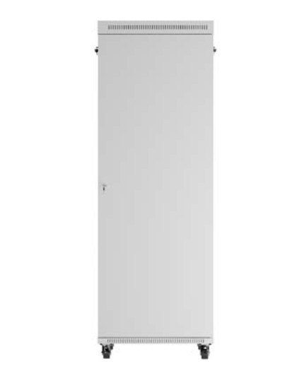 Szafa instalacyjna rack stojąca 47U 800x1000 szara drzwi przeszkolne LCD ( flat pack) V2 Szafa instalacyjna rack stojąca 47U 800x1000 szara drzwi przeszkolne LCD ( flat pack) V2