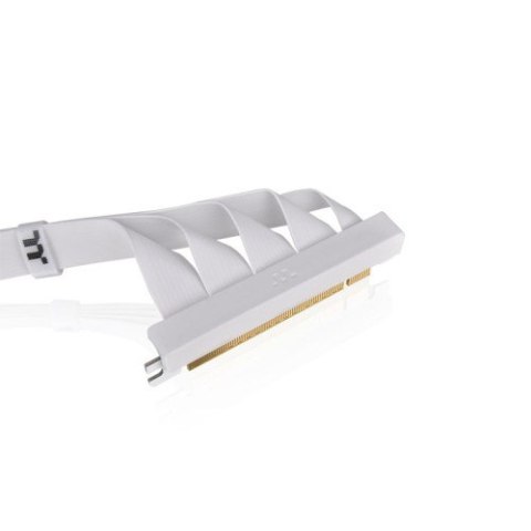 Taśma Riser - PCI- E 4.0 x16 Extender - 400mm Dual 90° - Snow Taśma Riser - PCI- E 4.0 x16 Extender - 400mm Dual 90° - Snow