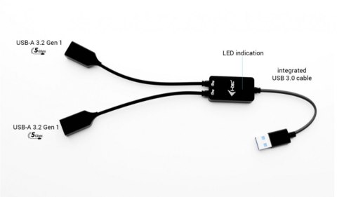 HUB USB-A Cable 2 port (2x USB-A)