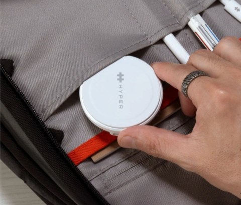 Magnetyczna stacja ładująca HyperJuice Qi2 Biała