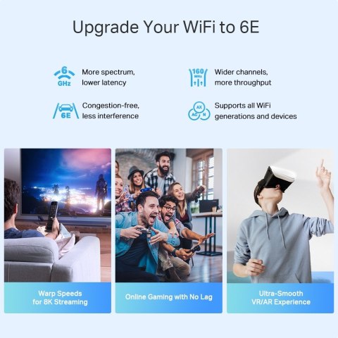 Router Deco XE75 Pro(1-pack) WiFi 6E AXE5400