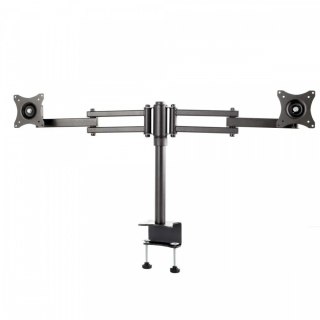 Uchwyt biurkowy Dual monitor 75x75 20KG 360ST SV06