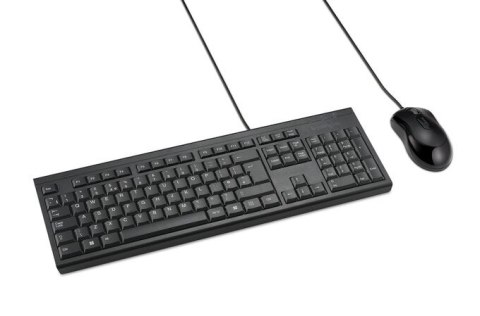 Zestaw przewodowy mysz+ klawiatura KM100 EQ UK QWERTY