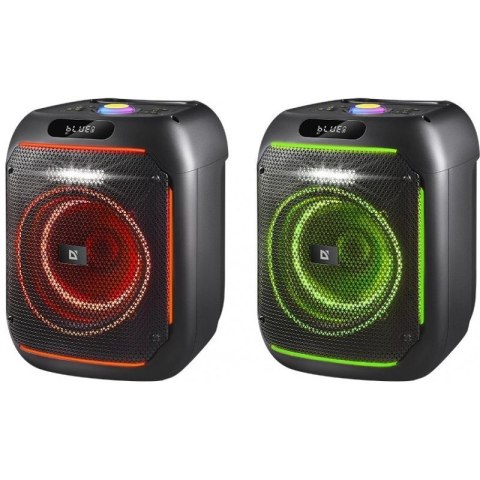 Głośnik bluetooth BOOMER 65W czarny podświetlenie LED