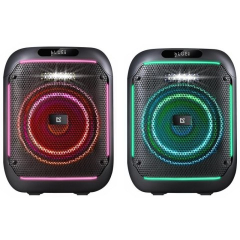 Głośnik bluetooth BOOMER 65W czarny podświetlenie LED