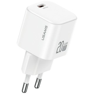 Ładowarka sieciowa 20W 1xUSB-C + kabel USB-C Biała