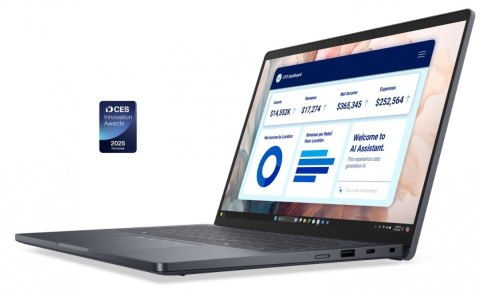 Laptop Dell Pro 14 Premium PA14250 W11P U5-238V/32GB/512GB/14.0 FHD+/Arc/FgrPr/Cams&Mic/5G WWAN+BT/BcklKb/3C/vPro/3YPS Magnesium